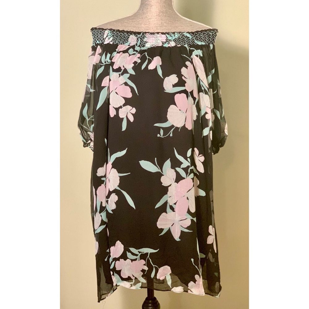 Anthropologie Maeve Boatneck Silk Dress